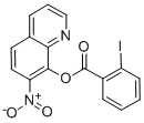 8-Quinolinol, 7-nitro-, 2-iodobenzoate Structure