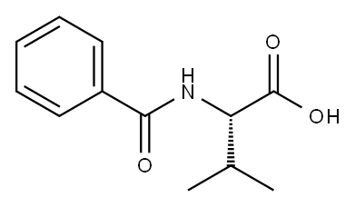 2-benzamido-3-methylbutanoic acid Structure
