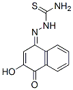 2-히드록시-1,4-나프토퀴논모노티오세미카르바존 구조식 이미지
