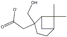 (6,6-dimethylbicyclo[3.1.1]hept-2-yl)methyl acetate Structure