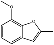 Benzofuran,  7-methoxy-2-methyl- Structure