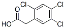 2,4,5-Trichlorophenylacetic acid Structure