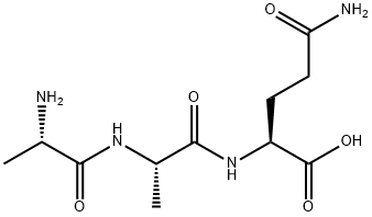 H-ALA-ALA-GLN-OH Structure