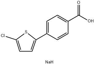 4-(5-Chlorothiophen-2-yl)benzoic acid Structure