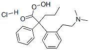 2-[2-(2-dimethylaminoethyl)phenyl]-2-phenyl-2-propylperoxy-acetate hyd rochloride Structure