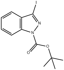 1-Boc-3-iodoindazole Structure