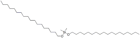 dimethylbis(octadecyloxy)silane Structure