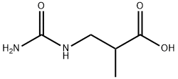 3-(carbamoylamino)-2-methyl-propanoic acid 구조식 이미지