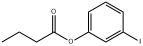 Butyric acid, m-iodophenyl ester Structure