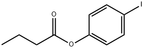 Butyric acid p-iodophenyl ester Structure