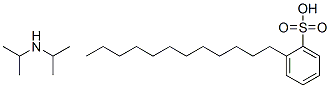 도데실벤젠술폰산,디이소프로필아민과화합물(1:1) 구조식 이미지