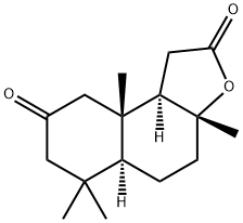 (3aR,5aS,9aS,9bR)-1,3a,4,5,5a,6,7,9,9a,9b-Decahydro-3a,6,6,9a-tetramethylnaphtho[2,1-b]furan-2,8-dione 구조식 이미지