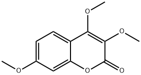 3,4,7-Trimethoxycoumarin Structure