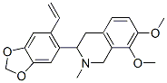 3-(6-Ethenyl-1,3-benzodioxol-5-yl)-1,2,3,4-tetrahydro-7,8-dimethoxy-2-methylisoquinoline Structure
