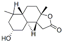 (3aS,5aS,8R,9aS,9bR)-3a,4,5,5a,6,7,8,9,9a,9b-Decahydro-8-hydroxy-3a,6,6,9a-tetramethylnaphtho[2,1-b]furan-2(1H)-one 구조식 이미지