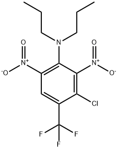 3-클로로-2,6-디니트로-N,N-디프로필-4-(트리플루오로메틸)아닐린 구조식 이미지