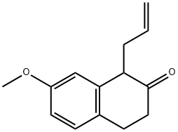 1-Allyl-7-Methoxy-2-tetralone Structure