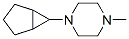 Piperazine, 1-bicyclo[3.1.0]hex-6-yl-4-methyl- (8CI) Structure