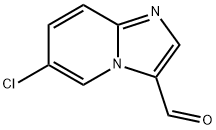 6-CHLOROIMIDAZO[1,2-A]PYRIDINE-3-CARBALDEHYDE 구조식 이미지