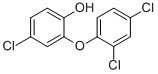 4-클로로-2-(2,4-디클로로페녹시)페놀 구조식 이미지