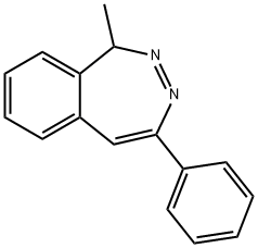 1-Methyl-4-phenyl-1H-2,3-benzodiazepine Structure