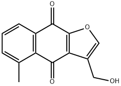 3-(Hydroxymethyl)-5-methylnaphtho[2,3-b]furan-4,9-dione Structure