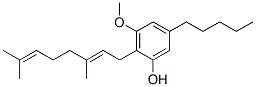 2-[(E)-3,7-Dimethyl-2,6-octadienyl]-3-methoxy-5-pentylphenol 구조식 이미지