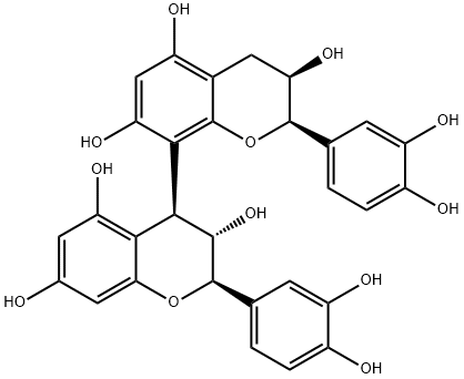 CATECHIN-(4ALPHA->8)-EPICATECHIN 구조식 이미지