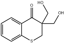 3,3-BIS(HYDROXYMETHYL)-2,3-DIHYDRO-4H-THIOCHROMEN-4-ONE 구조식 이미지