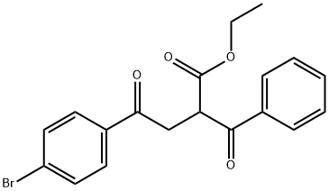 ethyl 2-benzoyl-4-(4-bromophenyl)-4-oxobutanoate 구조식 이미지