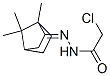 클로로아세트산(1,7,7-TRIMETHYL-BICYCLO[2.2.1]HEPT-2-YLIDENE)-HYDRAZIDE 구조식 이미지