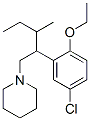 1-[2-(5-Chloro-2-ethoxyphenyl)-3-methylpentyl]piperidine 구조식 이미지