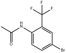 N-(4-브로모-2-트리플루오로메틸-페닐)-아세트아미드 구조식 이미지