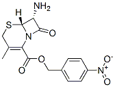 p-nitrobenzyl (6R-trans)-7-amino-3-methyl-8-oxo-5-thia-1-azabicyclo[4.2.0]oct-2-ene-2-carboxylate  구조식 이미지