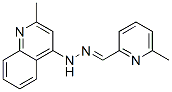 2-메틸-N-[(6-메틸피리딘-2-일)메틸리덴아미노]퀴놀린-4-아민 구조식 이미지