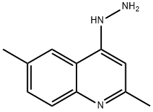 2,6-DIMETHYL-4-HYDRAZINOQUINOLINE Structure