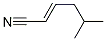 5-Methyl-hex-2-enenitrile Structure