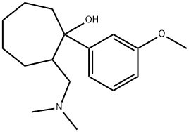 2-[(디메틸아미노)메틸]-1-(3-메톡시페닐)사이클로헵탄-1-올 구조식 이미지