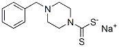 sodium 4-benzylpiperazine-1-carbodithioate Structure