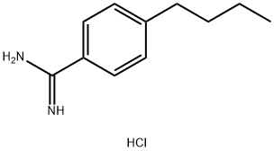 4-N-BUTYL-BENZAMIDINE HYDROCHLORIDE Structure