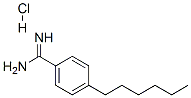4-헥실벤즈아미딘염산염 구조식 이미지