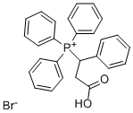 (2-CARBOXY-1-PHENYLETHYL)TRIPHENYLPHOSPHONIUM BROMIDE Structure