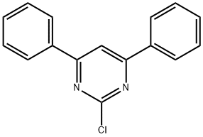 2-Chloro-4,6-diphenylpyrimidine 구조식 이미지