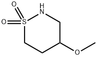 2H-1,2-Thiazine,tetrahydro-4-methoxy-,1,1-dioxide(9CI) Structure