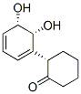 Cyclohexanone, 2-[(5S,6R)-5,6-dihydroxy-1,3-cyclohexadien-1-yl]-, (2S)- (9CI) Structure