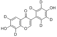 Daidzein-D6 Structure