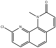 9-Chloro-1-methyl-1,10-phenanthrolin-2(1H)-one 구조식 이미지