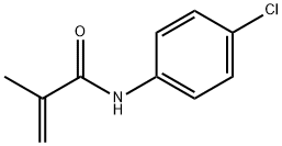 N-(4-CHLOROPHENYL) METHACRYLAMIDE Structure