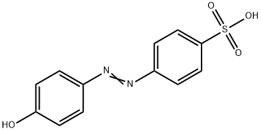 4'-hydroxyazobenzene-4-sulphonic acid 구조식 이미지
