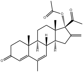 Melengestrol acetate Structure